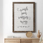 Wash Worries - Barnwood Framed Canvas Print