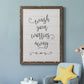 Wash Worries - Barnwood Framed Canvas Print
