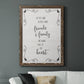 Six Feet - Barnwood Framed Canvas Print