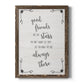Always There - Barnwood Framed Canvas Print