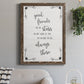 Always There - Barnwood Framed Canvas Print