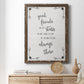 Always There - Barnwood Framed Canvas Print
