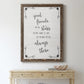 Always There - Barnwood Framed Canvas Print