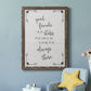 Always There - Barnwood Framed Canvas Print