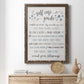 Guide to Self Care - Barnwood Framed Canvas Print
