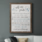 Guide to Self Care - Barnwood Framed Canvas Print