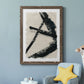 Lines Crossed I - Barnwood Framed Canvas Print