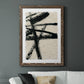 Lines Crossed III - Barnwood Framed Canvas Print