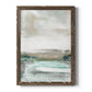 Summer Teal I - Barnwood Framed Canvas Print
