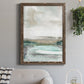 Summer Teal I - Barnwood Framed Canvas Print