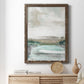 Summer Teal I - Barnwood Framed Canvas Print