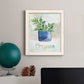 Potted Oregano - Barnwood Framed Canvas Print
