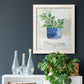 Potted Oregano - Barnwood Framed Canvas Print