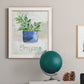 Potted Oregano - Barnwood Framed Canvas Print