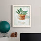 Potted Sage - Barnwood Framed Canvas Print