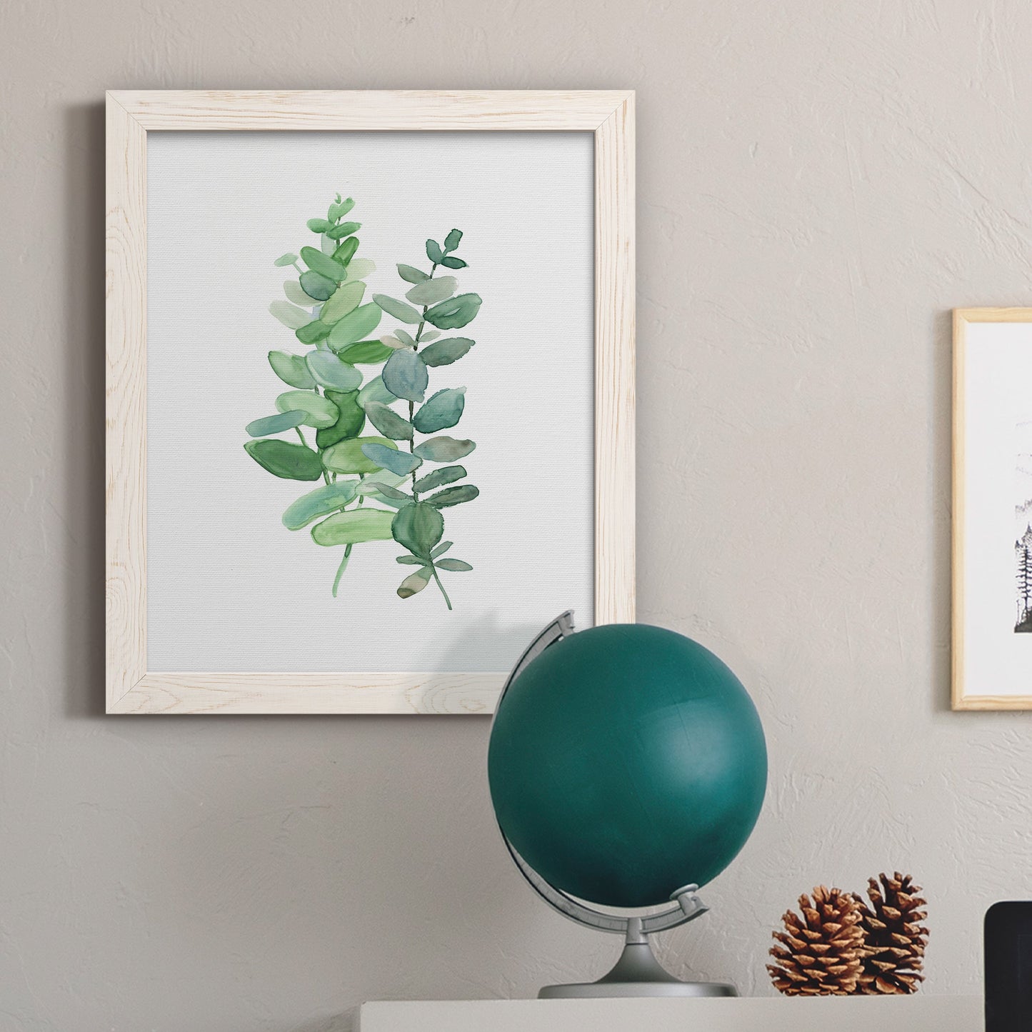 Eucalyptus II - Barnwood Framed Canvas Print