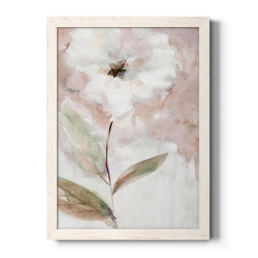Summer Bloom I - Barnwood Framed Canvas Print