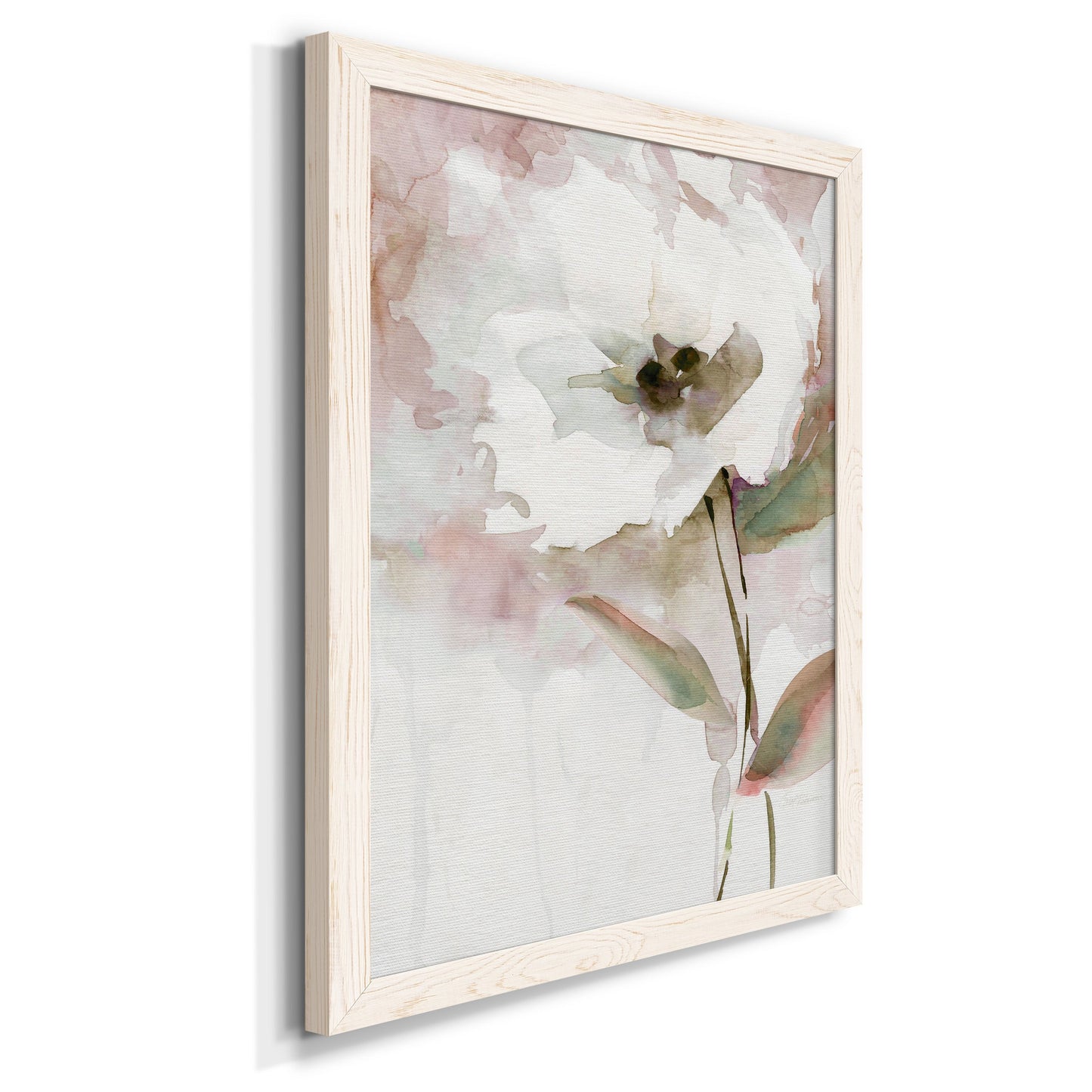 Summer Bloom II - Barnwood Framed Canvas Print