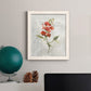 Linen Sweet Pea - Barnwood Framed Canvas Print
