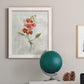 Linen Sweet Pea - Barnwood Framed Canvas Print