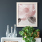Blush Bloom I - Barnwood Framed Canvas Print