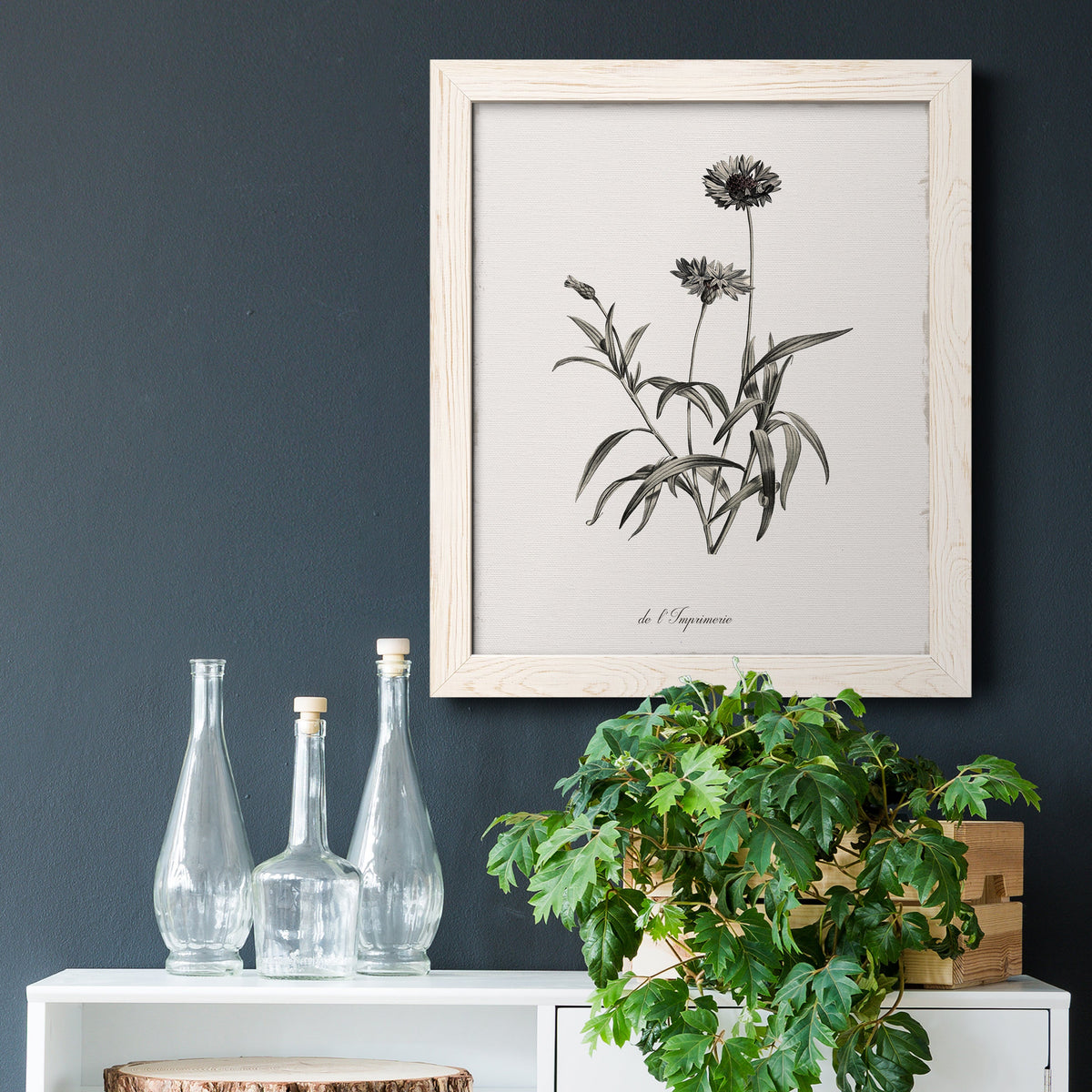 Sketchbook Imperial - Barnwood Framed Canvas Print