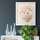 White and Coral Orchid II - Barnwood Framed Canvas Print