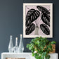 Potted Plant I - Barnwood Framed Canvas Print