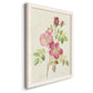 Dusty Rose I - Barnwood Framed Canvas Print
