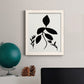 Silhouette Garden I - Barnwood Framed Canvas Print