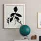Silhouette Garden I - Barnwood Framed Canvas Print