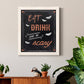 Be Scary - Barnwood Framed Canvas Print