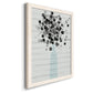 Bouquet of Black & White - Barnwood Framed Canvas Print