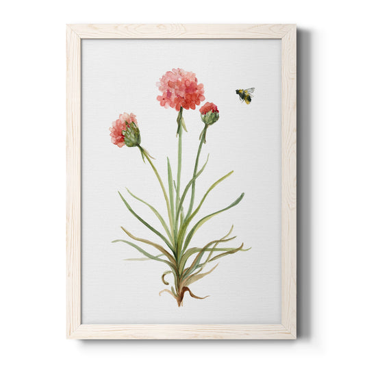Wildflower Botanical III - Barnwood Framed Canvas Print
