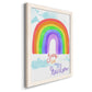 You Are My Rainbow - Barnwood Framed Canvas Print