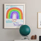 You Are My Rainbow - Barnwood Framed Canvas Print