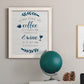 Coffee & Wine - Barnwood Framed Canvas Print