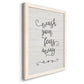 Wash Fears - Barnwood Framed Canvas Print