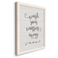 Wash Worries - Barnwood Framed Canvas Print