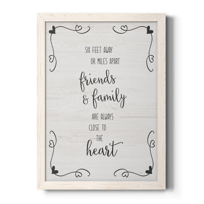 Six Feet - Barnwood Framed Canvas Print