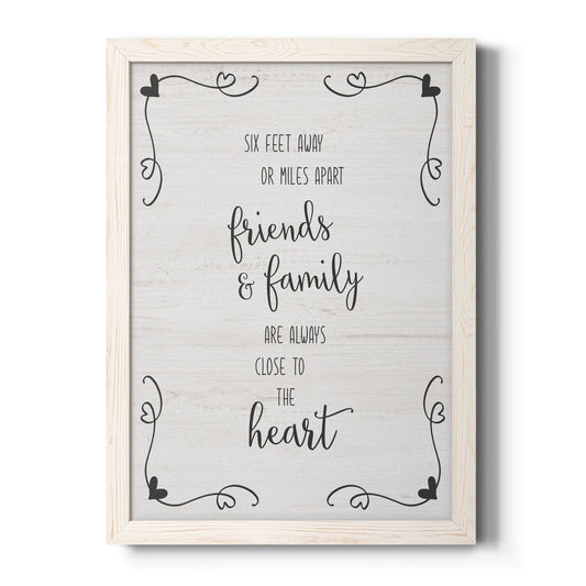 Six Feet - Barnwood Framed Canvas Print