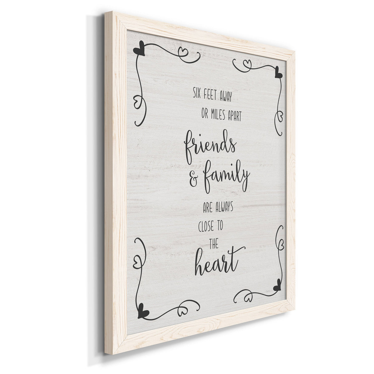 Six Feet - Barnwood Framed Canvas Print