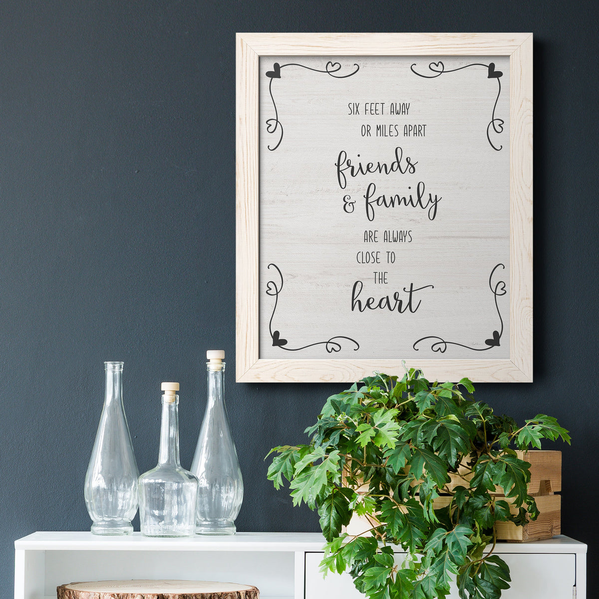 Six Feet - Barnwood Framed Canvas Print