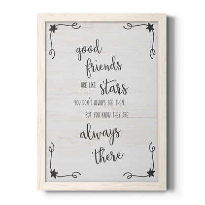 Always There - Barnwood Framed Canvas Print