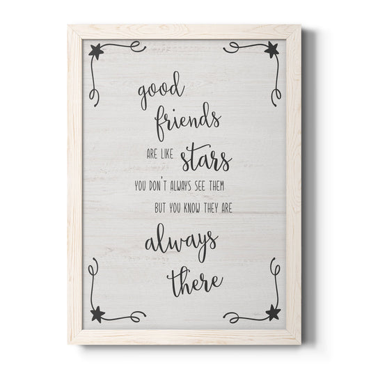 Always There - Barnwood Framed Canvas Print