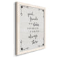 Always There - Barnwood Framed Canvas Print