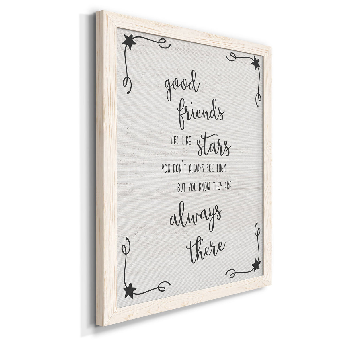 Always There - Barnwood Framed Canvas Print
