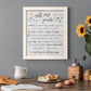 Guide to Self Care - Barnwood Framed Canvas Print