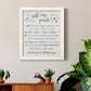 Guide to Self Care - Barnwood Framed Canvas Print