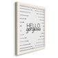 Hello Gorgeous - Barnwood Framed Canvas Print